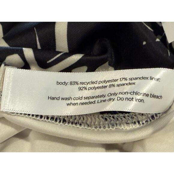 NWT Lane Bryant Swim Skirt Size 20 Brown Cream Plus Size Swim - Picture 12 of 13